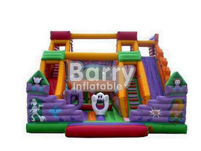 Excellent Quality Jumping Indoor Playground For Kids,Inflatable Jumper Playground With Slide  BY-IP-043